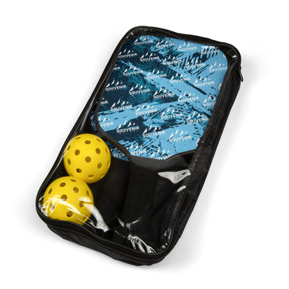 Souvenir Safari Blue Pickleball Paddle Set