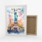 Statue of Liberty Watercolor Art Print Framed Poster