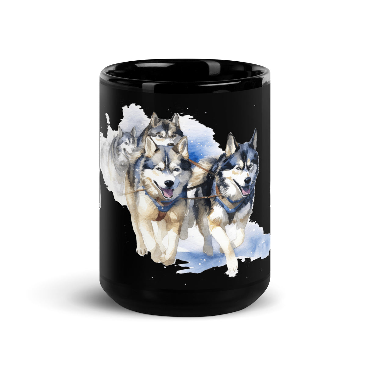 IDITAROD Alaska Black - Glossy Mug