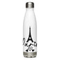 Eiffel Tower Paris Hearts France - Stainless Steel Water Bottle