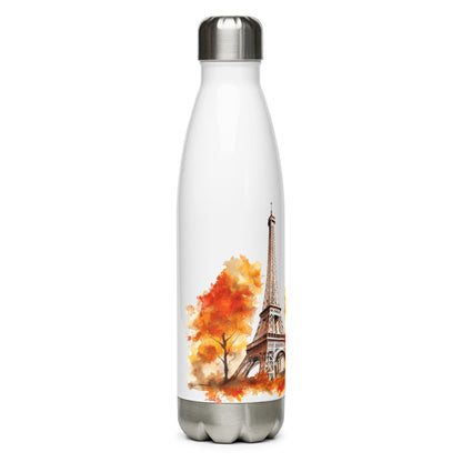 The Eiffel Tower Paris France - Stainless Steel Water Bottle
